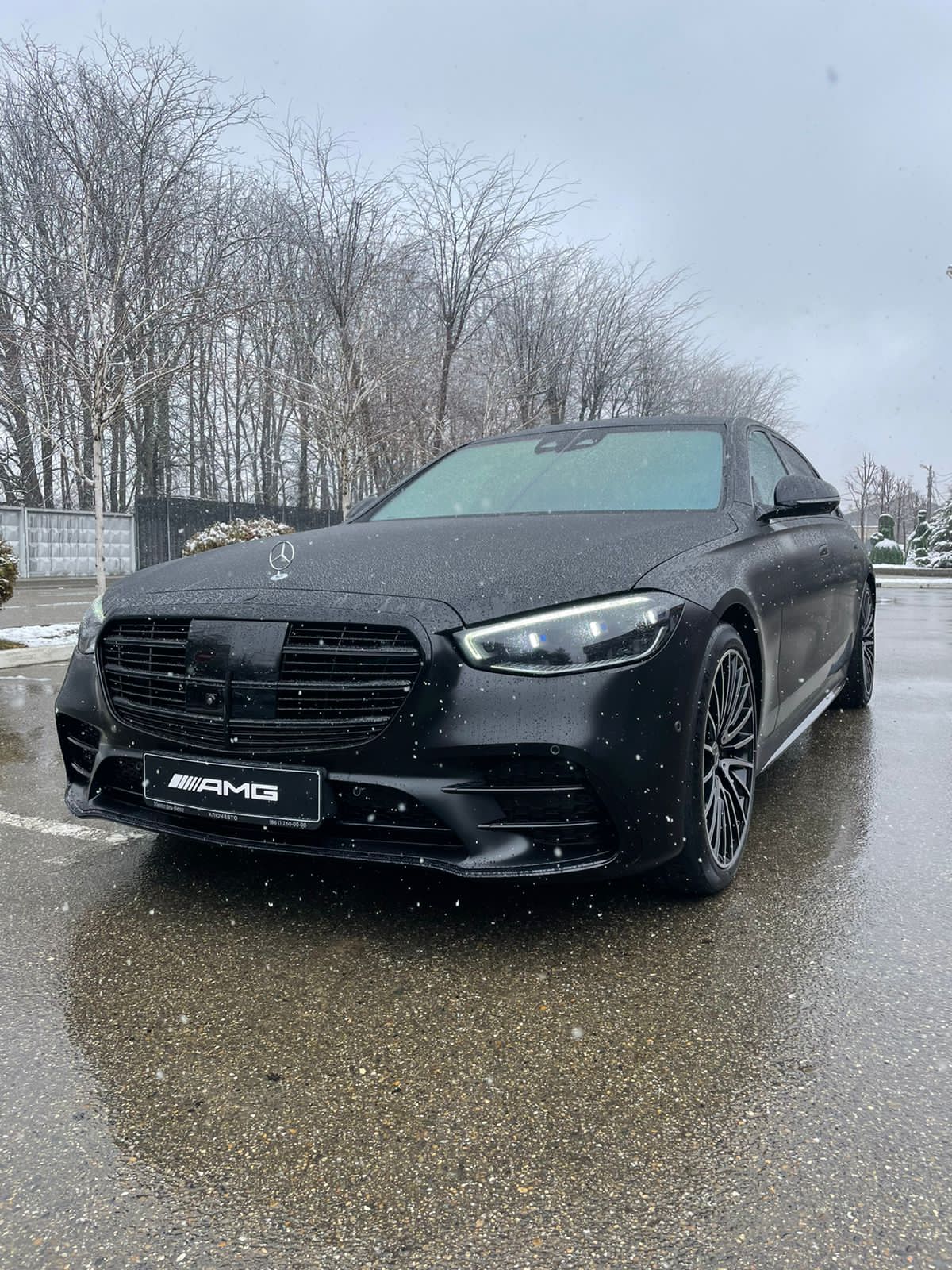 Mercedes S Class W223 на 21" кованых дисках нашего производства фото 2